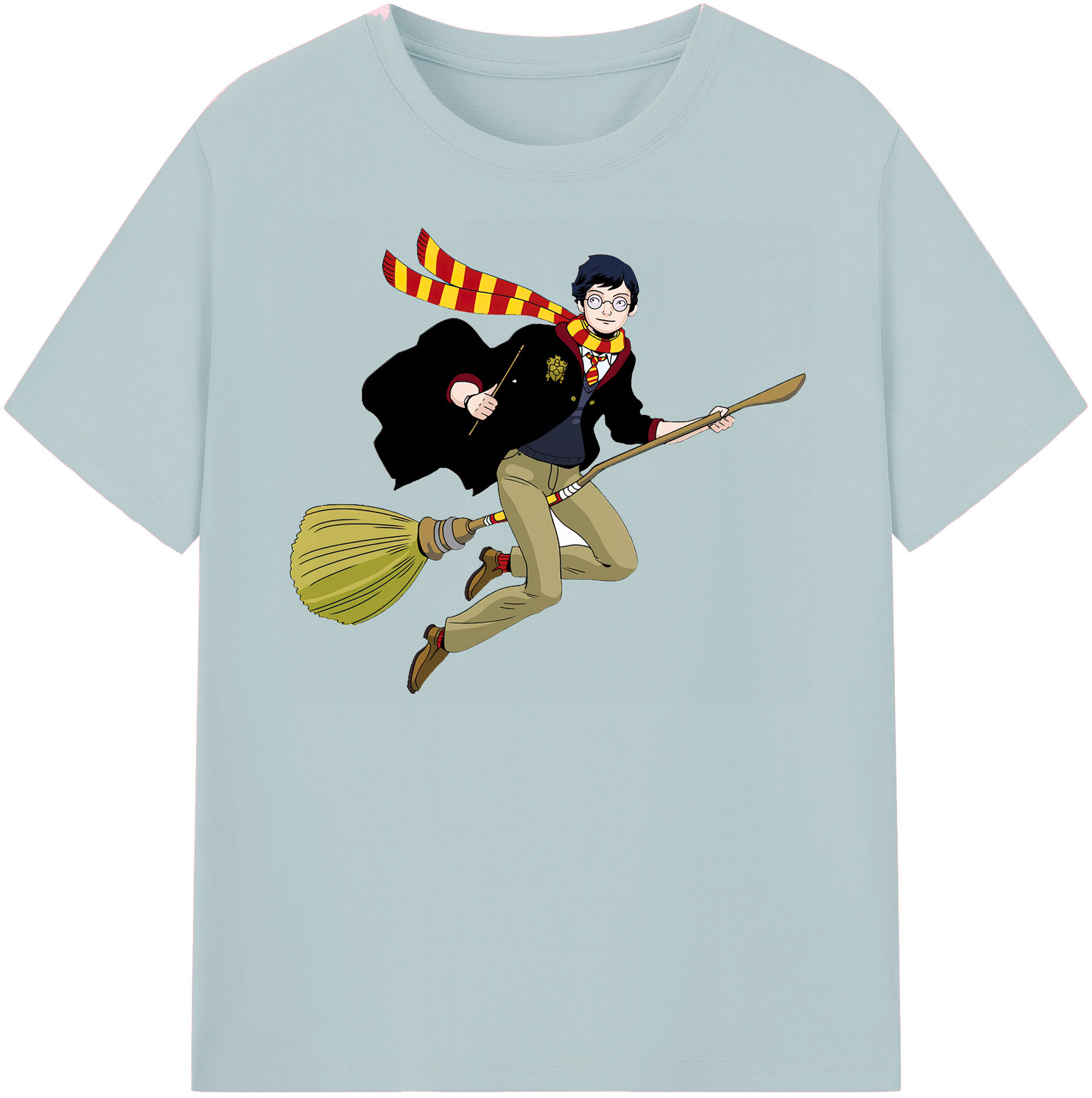 （画像用） Harry Potter ハリー・ポッターシリーズ 綿100％半袖Tシャツ（フロントプリント）